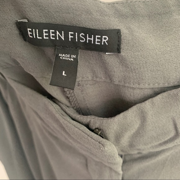 Eileen Fisher 100% Silk Pants Large - Picture 3 of 4